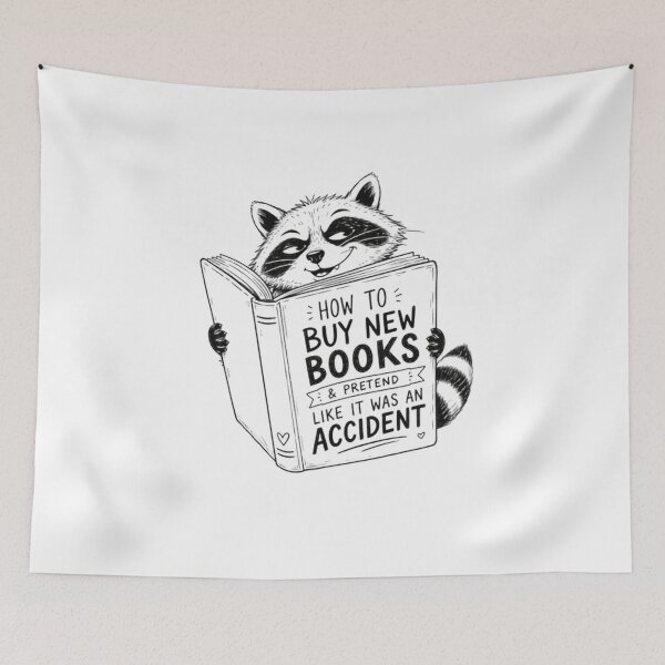 Item preview, How To Buy New Books & Pretend Like It Was An Accident Book Lover Reader designed and sold by SkeletonsDanger.