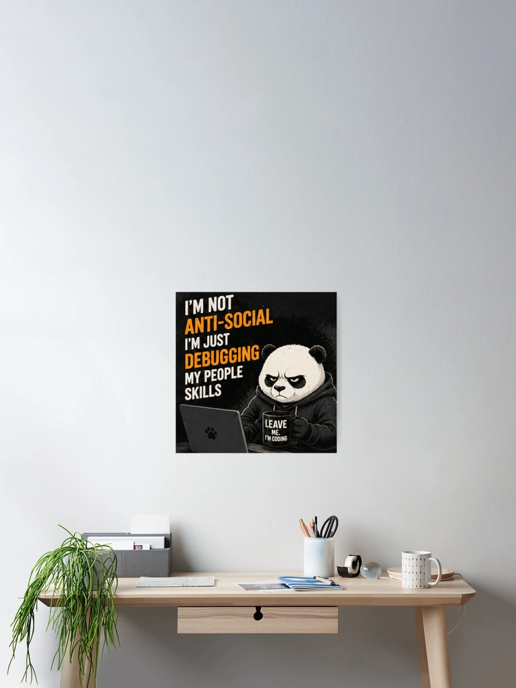 Thumbnail 2 of 3, Poster, Debugging People Skills designed and sold by Turtle-Shell.