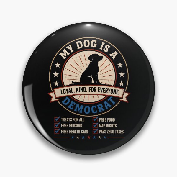 Item preview, My Dog Is A Democrat Free Housing Humor designed and sold by Marblaes00.