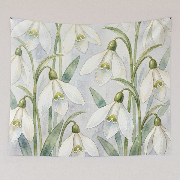 Item preview, Snow Drop Flower  designed and sold by GraphicsClub.