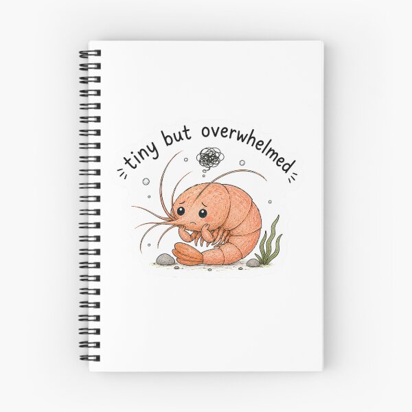 Item preview, Funny Shrimp | tiny but overwhelmed  designed and sold by KJ Juliet.