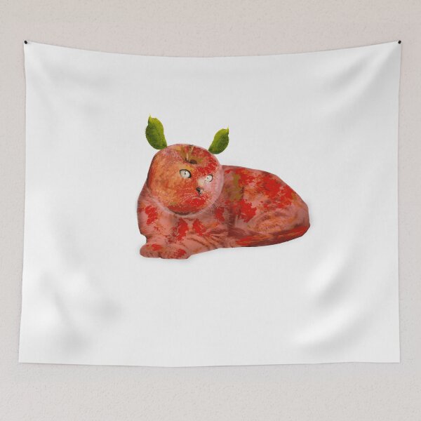 Item preview, Cat + Apple designed and sold by Tillscreativ.