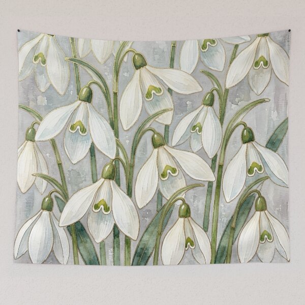 Item preview, Snow Drop Flower  designed and sold by GraphicsClub.