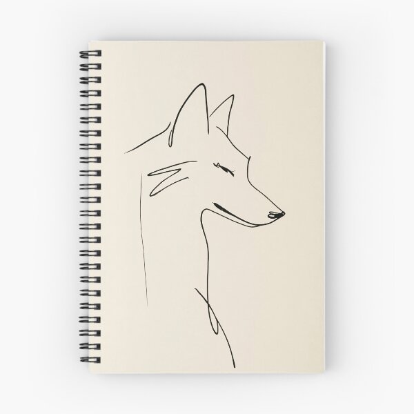 Item preview, Minimalist wolf Sketch designed and sold by lautir.