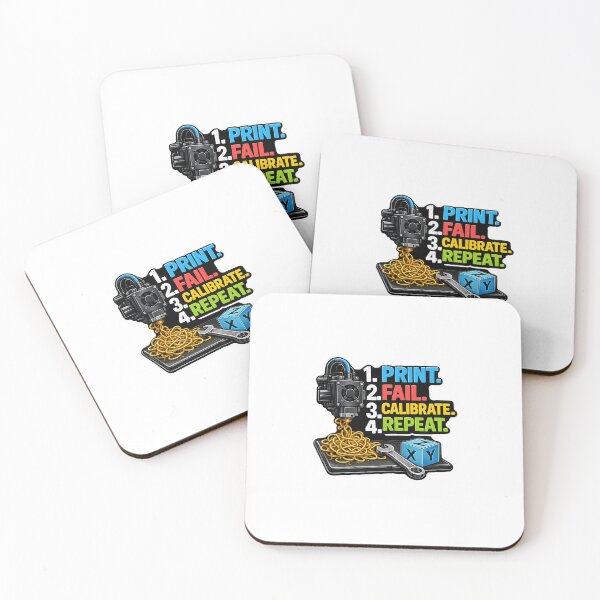 Item preview, Print. Fail. Calibrate. Repeat. designed and sold by HRYMX.