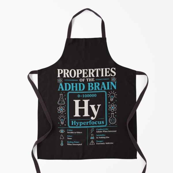 Item preview, Periodic Element Distraction ADHD Humor t-shirt designed and sold by Mosidrip.