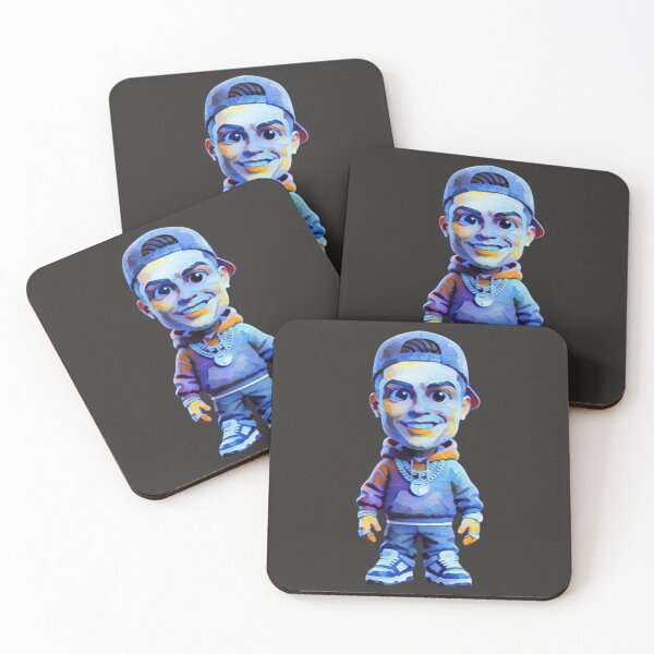 Item preview, Cool Hip Hop Football Legend CR7 Cartoon Streetwear Art designed and sold by Dream Weave Studio.