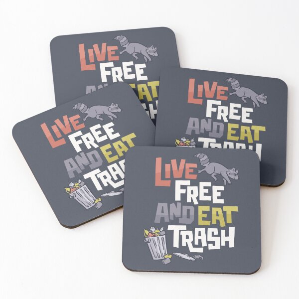 Item preview, Live Free and Eat Trash designed and sold by polliadesign.
