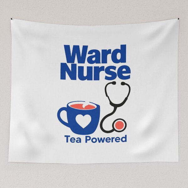 Item preview, Ward Nurse Tea Powered Humor designed and sold by pirminio.