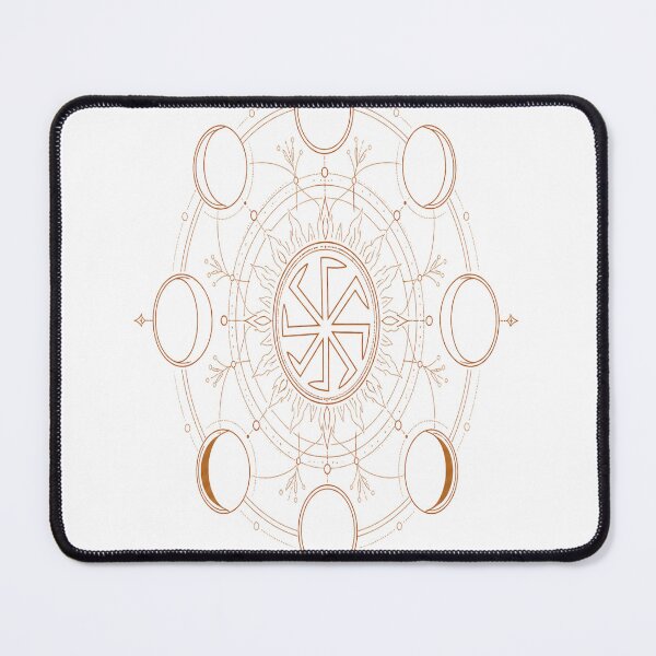 Item preview, Moon Kolowrot Mandala — Slavic Folk Lunar Sacred Geometry designed and sold by kolowrotmoon.