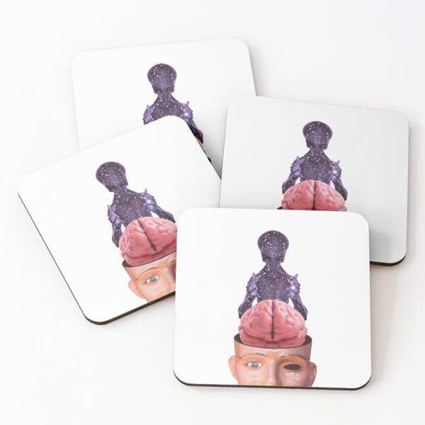 Item preview, Dark conceptual alien surreal collage designed and sold by danielrospad.