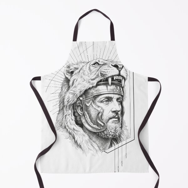 Item preview, Roman Warrior Head with Lion Helmet designed and sold by EmpireAnthem.
