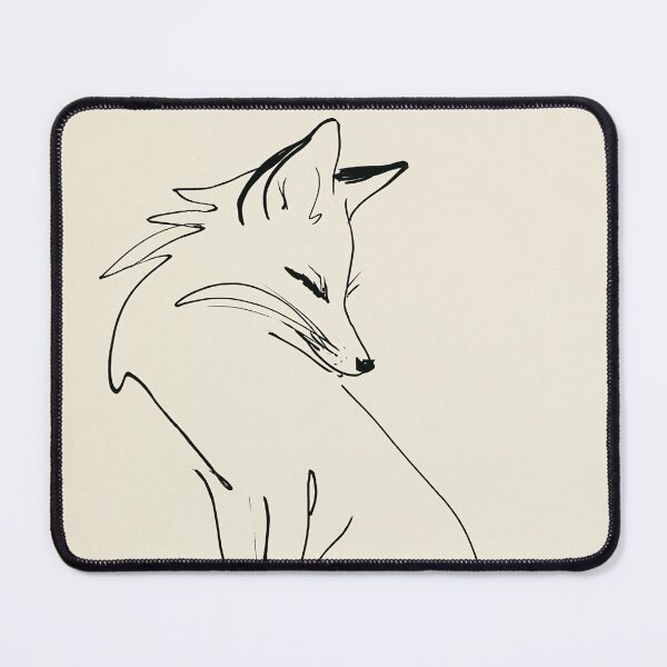 Item preview, Minimalist Fox Line Art designed and sold by lautir.