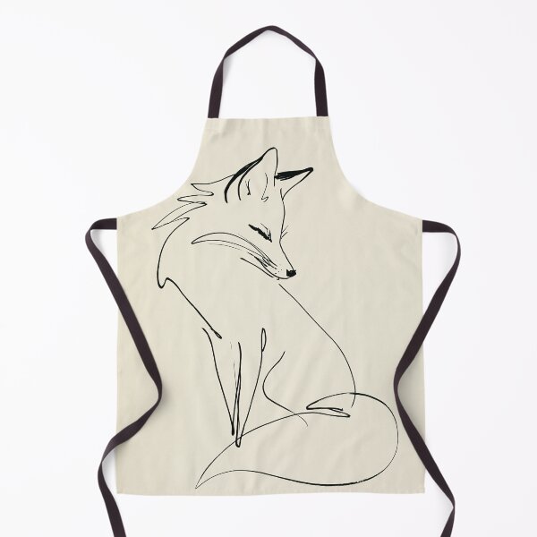 Item preview, Minimalist Fox Line Art designed and sold by lautir.