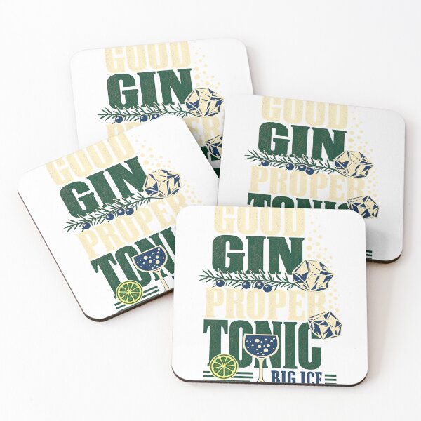 Item preview, Good Gin Proper Tonic saying designed and sold by pirminio.