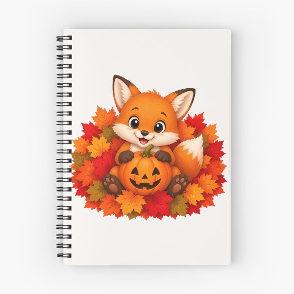 Item preview, Cute Halloween Fox Pumpkin Autumn Leaves Fall designed and sold by Seculinator.