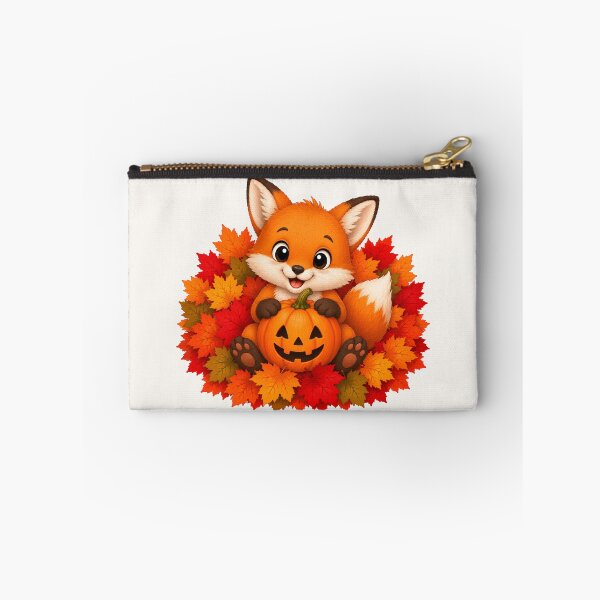 Item preview, Cute Halloween Fox Pumpkin Autumn Leaves Fall designed and sold by Seculinator.