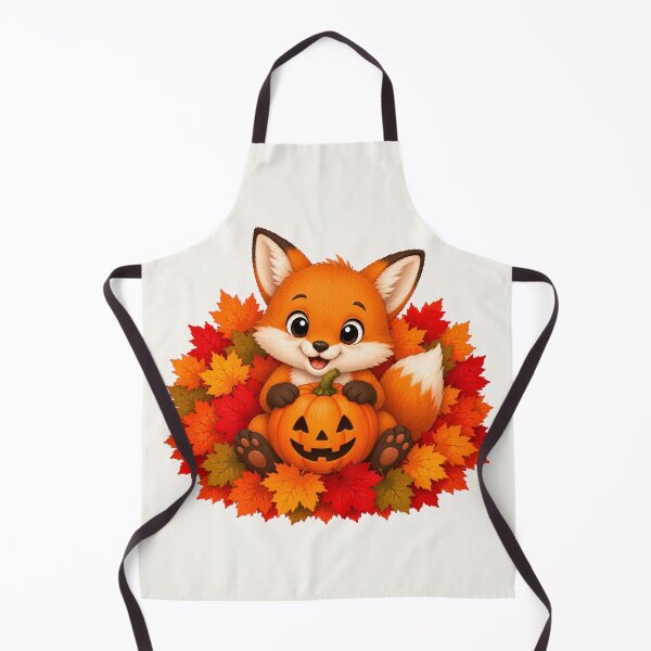 Item preview, Cute Halloween Fox Pumpkin Autumn Leaves Fall designed and sold by Seculinator.