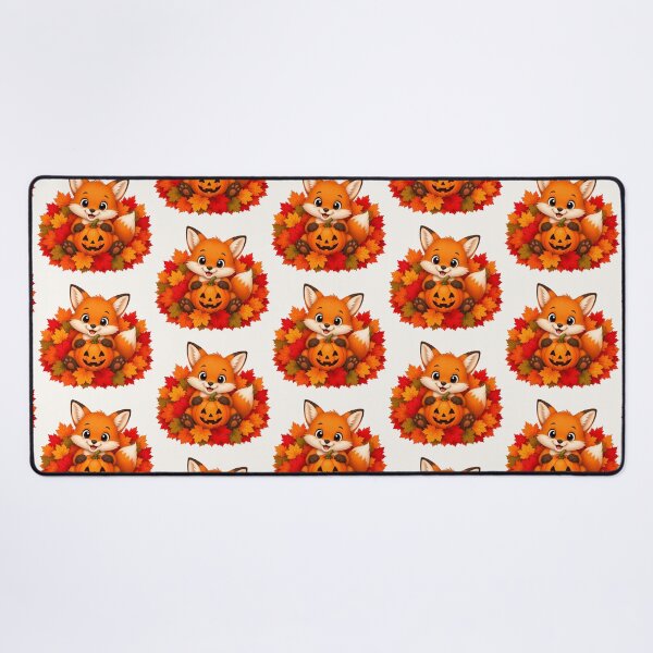 Item preview, Cute Halloween Fox Pumpkin Autumn Leaves Fall designed and sold by Seculinator.