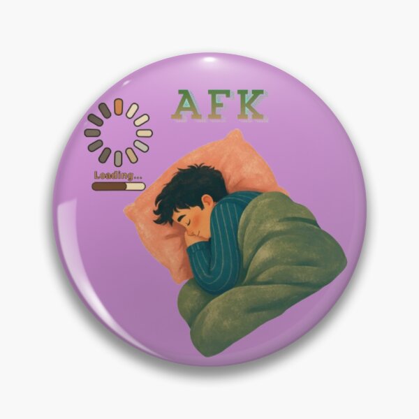 Item preview, AFK Sleeping In Bed Gaming Humor Aesthetic Design designed and sold by Miheerala.