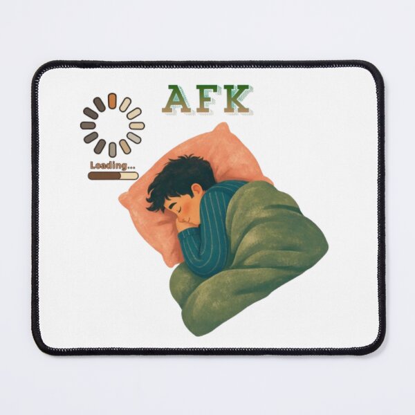 Item preview, AFK Sleeping In Bed Gaming Humor Aesthetic Design designed and sold by Miheerala.