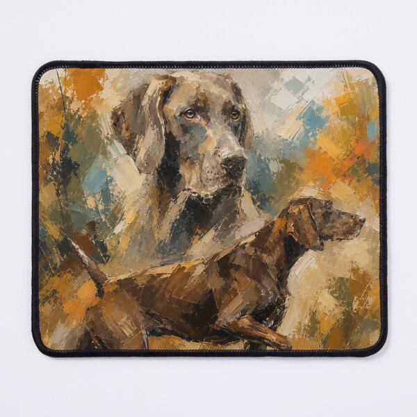 Item preview, German Shorthaired Pointer – Expressive Oil Painting on Canvas designed and sold by TammyHunterArt.