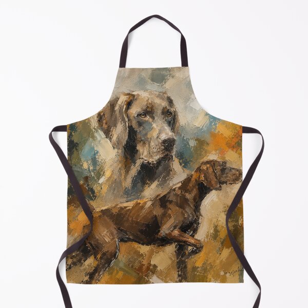 Item preview, German Shorthaired Pointer – Expressive Oil Painting on Canvas designed and sold by TammyHunterArt.