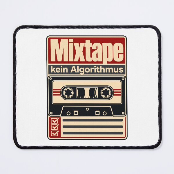 Item preview, Mixtape, no algorithm, retro designed and sold by pirminio.