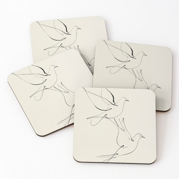 Item preview, Elegant doves in Flight designed and sold by lautir.