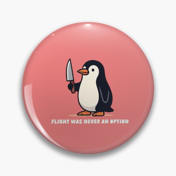 Item preview, Flight Was Never An Option - Funny Penguin Knife  designed and sold by Gbriel3.