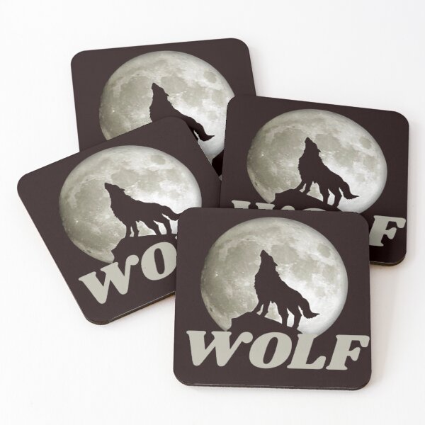 Item preview, Vintage Wolf Howling at Moon Streetwear designed and sold by DesignZeoxsyArt.