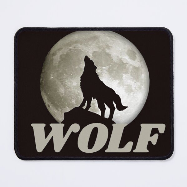 Item preview, Vintage Wolf Howling at Moon Streetwear designed and sold by DesignZeoxsyArt.