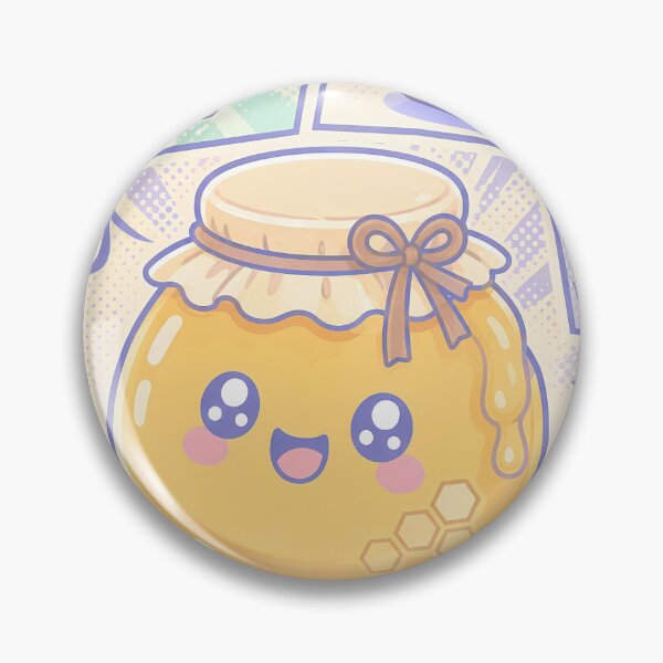 Item preview, Kawaii Honey Jar Pop Panels Cute Cottagecore Sweet Design designed and sold by Magmashup.