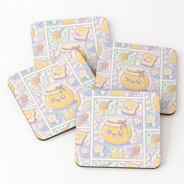 Item preview, Kawaii Honey Jar Pop Panels Cute Cottagecore Sweet Design designed and sold by Magmashup.