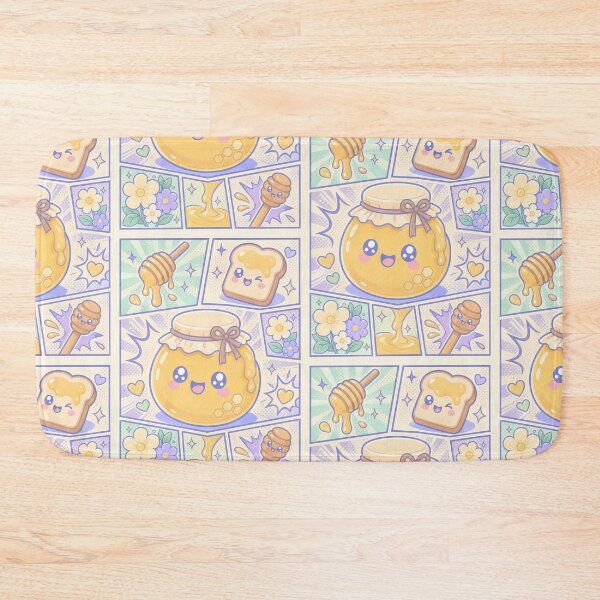 Item preview, Kawaii Honey Jar Pop Panels Cute Cottagecore Sweet Design designed and sold by Magmashup.