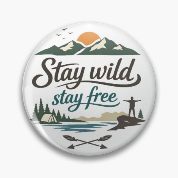 Item preview, Stay wild, Stay free designed and sold by JaroDesign2023.
