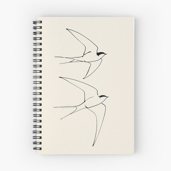 Item preview, Minimalist Swallows in Flight designed and sold by lautir.