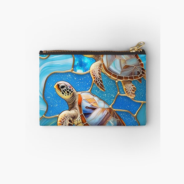 Item preview, Sea Turtle Stained Glass Inspired Graphic Design designed and sold by caseluv.