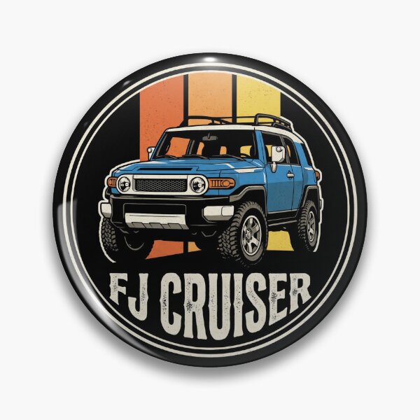 Item preview, FJ Cruiser Retro Style Off-Road Sunset Blue designed and sold by Off-Road-Zone.