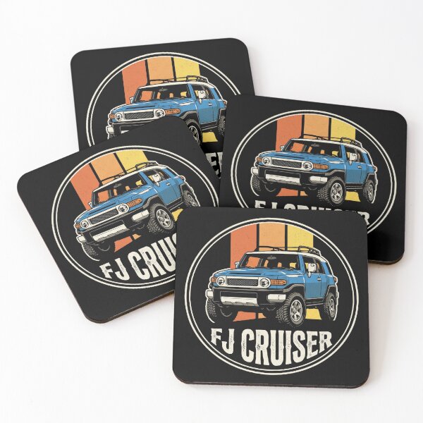 Item preview, FJ Cruiser Retro Style Off-Road Sunset Blue designed and sold by Off-Road-Zone.