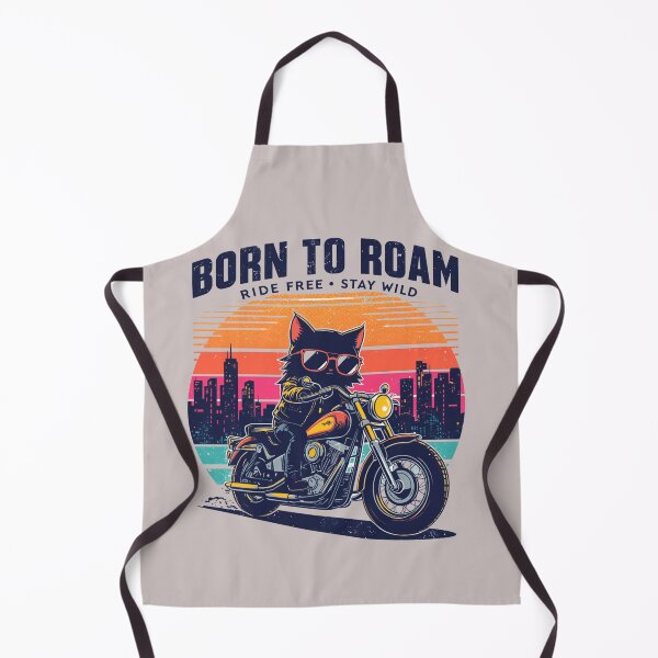 Item preview, Born To Roam Black Cat Rider designed and sold by aminomen.