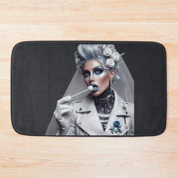 Item preview, Edgy Bride Licking Round Lollipop designed and sold by Voodoo Store Paranormal Collections.
