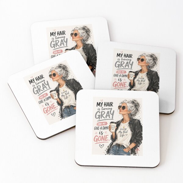 Item preview, My Hair is Turning Gray Merch designed and sold by Pattie Marie.
