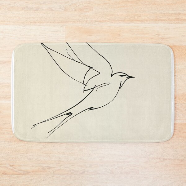 Item preview, Minimalist swallow Sketch designed and sold by lautir.