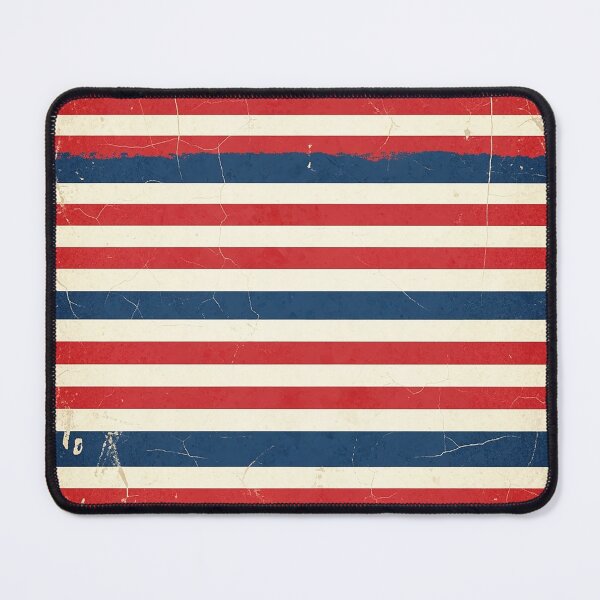 Item preview, Vintage Patriotic Red White Blue Stripes Seamless Pattern designed and sold by LinaDesign Store.