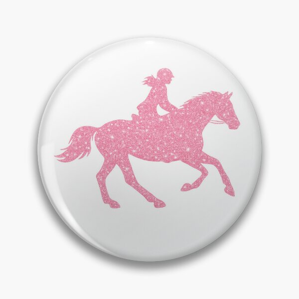 Item preview, Pink Glitter Horse with Female Rider designed and sold by OTSC.