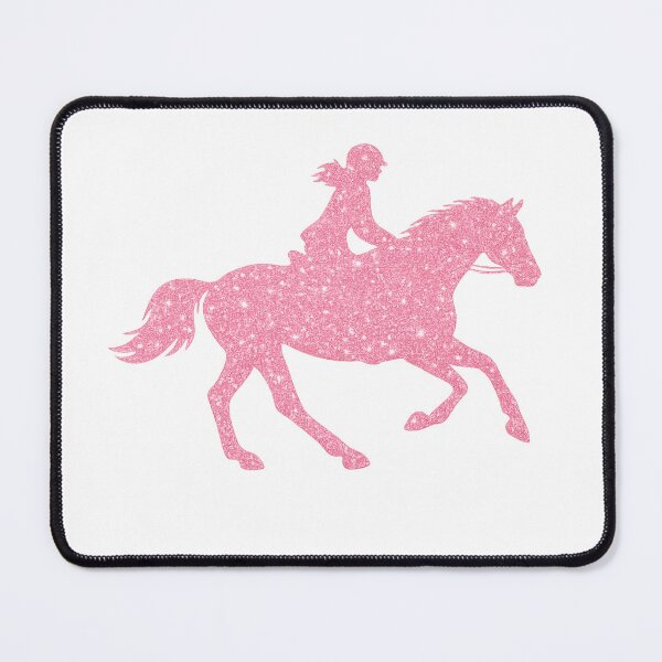 Item preview, Pink Glitter Horse with Female Rider designed and sold by OTSC.