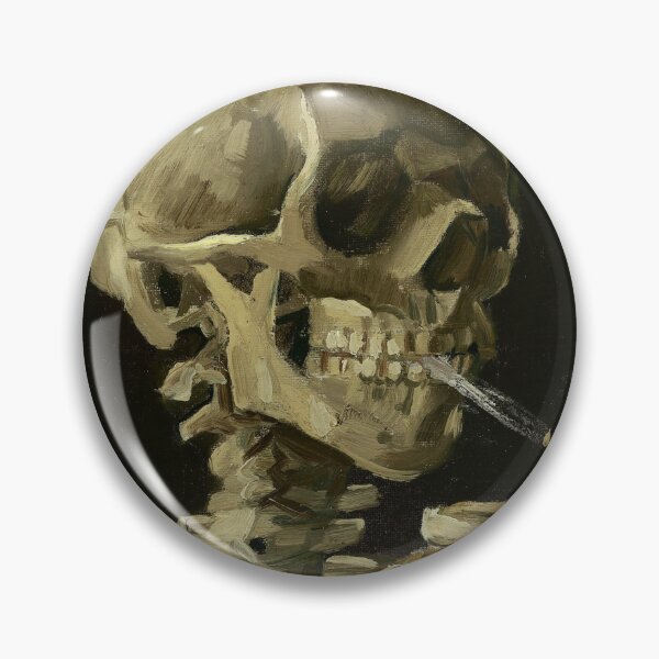 Item preview, Vincent van Gogh, Skull of a Skeleton Smoking a Cigarette designed and sold by Shoupay.