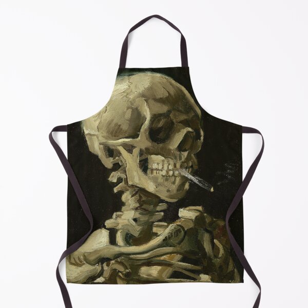 Item preview, Vincent van Gogh, Skull of a Skeleton Smoking a Cigarette designed and sold by Shoupay.