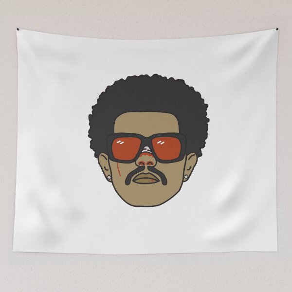 Item preview, The weeknd illustration designed and sold by Twelvecloth.